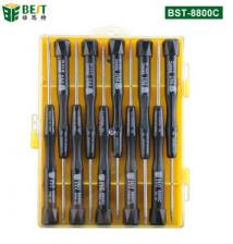 BST-8800 Прецизионный многоцелевой магнитный набор отверток 10 в 1 для iPhone SamSung Repair Open Tool Набор отверток