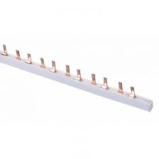 Шина гребенчатая /Шина соединительная 2P 63А 1 м. 27х2 контактов ШС-101 Dekraft (32031DEK), цена за 1 шт