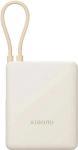 Внешний аккумулятор Xiaomi Power Bank, 10000 mAh, 33W, Integrated Cable, Tan GL (BHR9333GL)