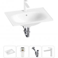 Комплексное предложение по специальной цене, включающее все необходимое для обустройства санузла / ванной комнаты, где каждый элемент усовершенствован для достижения абсолютной гигиены и надежности монтажа, максимального удобства использования. КЕРАМИЧЕСКАЯ РАКОВИНА Керамическое изделие обладает ровной поверхностью, от которой, ощущается приятное тепло и уют. Благодаря своему мерцающему блеску, раковина производит особенно благородное впечатление и подчеркивает высокое качество оснащения ванной комнаты. Вследствие обжига керамики при температуре 1250° С образуется плотная трехслойная фарфоровая структура, которая придает прочность и обеспечивает белизну как внутренней, так и внешней поверхности умывальника. Антибактериальное грязеотталкивающее покрытие керамики Lavinia Boho препятствует образованию налета и размножению патогенных бактерий. Для регулярной уборки раковины достаточно использования теплой воды и мягкой салфетки. Конструкция чаши умывальника и расположение смесителя позволяют максимально избежать брызг воды при использовании изделия. Сливное отверстие раковины и точно выверенный угол уклона, обеспечивают слив до 30 литров воды в минуту, что позволяет использовать умывальник без ограничений мощности потока и опасения перелива воды. ДОННЫЙ КЛАПАН CLICK-CLACK Донный клапан из высококачественной латуни отличается прочностью и долговечностью, устойчив к коррозии, процессам окисления и повреждениям. Внутренние стенки изделия имеют фирменное защитное покрытие Protect’IN, препятствующее скоплению грязи и оседанию водопроводных примесей и солей, что облегчает уход и снижает вероятность образования засоров. В быту наличие клапана не только сдержит проникновение неприятных запахов из канализации, но и превратит обычную раковину в многофункциональный атрибут: от своеобразной емкости для стирки вещей, мытья игрушек до уходовых ванночек. Заглушка клапана служит барьером от попадания мелких предметов в сливное отверстие раковины, а удобная разборная конструкция позволяет прочищать механизм от возможных загрязнений за считанные минуты. МЕТАЛЛИЧЕСКИЙ СИФОН Выполненный из латуни сифон Drainage System обладает высокой устойчивостью к перепадам температур и давления, не накапливает статическое электричество и не притягивает пыль. Сплав не содержит вредных для здоровья веществ и не окисляется со временем. Декоративное покрытие устойчиво к выцветанию и воздействию коррозии, а места наибольшего износа дополнительно защищены от истирания. Внутренние стенки с защитным покрытием Protect’IN не подвержены скоплению грязи, оседанию водопроводных примесей и солей, что сводит к минимуму образование засоров. Интуитивно понятный монтаж позволяет осуществить сборку и подключение сифона самостоятельно. Наличие регулировки длины патрубка способствует беспроблемной установке при нестандартном расположении коммуникаций и необходимости адаптировать конструкцию под тип и габариты умывальника. Высокая пропускная способность обеспечивает оптимальный отток воды и комфорт водных процедур. Функция гидрозатвора препятствует проникновению неприятных запахов из канализации. ЛАТУННЫЙ СМЕСИТЕЛЬ ДЛЯ РАКОВИНЫ Надежный смеситель ICON! for life от Wellsee – функциональное решение для умывальной зоны. Для включения или выключения воды достаточно легкого прикосновения к эргономичной ручке. Высокую точность управления напором и температурой воды обеспечивает испанский керамический картридж GLIDEmove. Регулируемый аэратор Neoperl с технологией AIRflow? позволяет скорректировать направление потока, уменьшает разбрызгивание и приглушает шум воды. Литой корпус из сантехнической латуни высокой плотности выдерживает перепады давления и отлично противостоит гидроударам. Покрытие смесителя устойчиво к выцветанию и воздействию коррозии, а места наибольшего износа защищены от истирания и известкового налета. Прочные гибкие шланги из каучука в металлической оплетке и качественная опрессовка INNOpex обеспечивают наивысшую надежность соединений и устойчивость к перепадам давления в системе, тем самым предотвращая возможные протечки. ГОТОВОЕ РЕШЕНИЕ ТУАЛЕТНОЙ КОМНАТЫ Дизайнерска