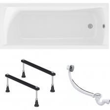 Комплект симметричной акриловой ванны «MODERN» с ножками и сливом-переливом – выгодное решение для ванной комнаты. Элементы, входящие в комплект, специально разработаны для данной модели. Это гарантирует идеальную совместимость и легкую установку. MODERN – хит всех продаж! Отличная модель для интерьера. Универсальный дизайн гармонично смотрится в ванной как в классическом, так и в современном стиле. Простая, но при этом изысканная, станет украшением комнаты и будет актуальна всегда. Комплект ножек – устойчивые металлические перекладины для установки ванны. Они являются надежной опорой и обеспечивают прочность всей конструкции. Ножки можно установить на нужную высоту, что позволяет адаптировать ванну под особенности планировок. Полуавтоматический слив-перелив для ванны GC-4 прост в использовании. Сифон не требует сложной настройки или специального обслуживания. Слив открывается поворотом крышки перелива, которая расположена на стенке ванны. Модель обеспечивает быстрый и эффективный сток и защиту от протекания и неприятных запахов. Панель для прямоугольной ванны «MODERN» приобретается отдельно. Подходящая модель: Панель FLAT 165, Артикул: 02фл165