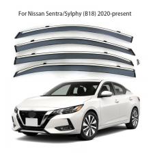 Дефлекторы дверей и окон для Nissan Sentra/Sylphy B18 2020-present, защита от дождя для окон, защита от атмосферных воздействий