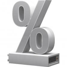 Светодиодный символ % ABCMIX магнитное соединение, 100 мм -%-100-magnetic