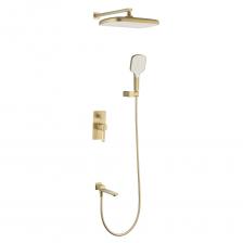 Смеситель для душа Ganzer (Ганзер) GZ12165-S скрытого монтажа, матовое золото