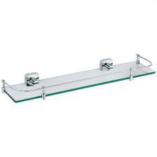 Полка Fixsen Kvadro, стеклянная с ограничителем (FX-61303B)