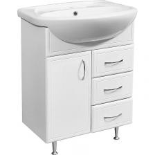 Тумба под раковину напольная Stella Polar Концепт 65 белая