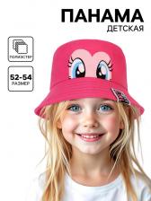 Панама детская для девочки, размер 52-54, Пинки Пай