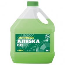Антифриз Аляsка Antifreeze -40°C G11 Зеленый 3 л 3 кг 1 канистра