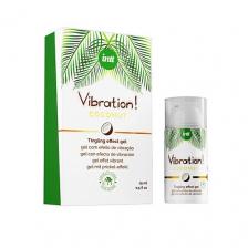 Возбуждающее средство INTT Увлажняющий гель Vibration Coconut (Вибро Кокос Веган) 15.0