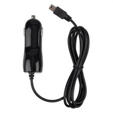 Автомобильное зарядное устройство microUSB, 5 V, 1000mA, 1,2 м, черное (16-0250)