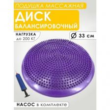Балансировочная подушка массажная для детей и взрослых диск