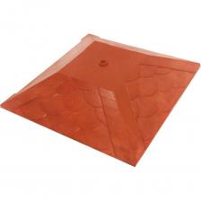 Колпак на столб забора под фонарь ООО ТК "ТИТАН" Тетто Элит Чешуя 444410ЧКЭ