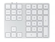 Беспроводной цифровой блок клавиатуры Satechi Extended Keypad , Bluetooth, Серебристый ST-XLABKS
