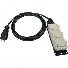 Силовой удлинитель с заземлением iTOK iCONNECT PLUS предназначен для подключения различных электрических приборов, электроинструментов и устройств на напряжение до 250 В и мощностью до 3500 Вт. В состав изделия входит: Вилка и Колодка 3 гнезда с защитными крышками и заземлением, Кабель ПВС 3х2,5 мм ГОСТ 7399-97 производства Калужского Кабельного Завода. Температура эксплуатации от -25 до +40 С. Область применения: строительные площадки, на производстве различных промышленных предприятий, на дачных участках, квартирах, загородных домах, автосервисах, объектах социальной и транспортной инфраструктуры. Высокая степень защиты iP54 позволяет использовать Силовой удлинитель с заземлением iTOK на улице и в помещениях с влажной средой. Силовой удлинитель с заземлением iTOK iCONNECT PLUS производится с применением передовых технологий производства электротехнической продукции самых высоких стандартов качества в строгом соответствии с ГОСТ 30988.1-2020. Вилка (стандарт Shuko) и колодка с защитными крышками выполнены из каучука, что обеспечивает ударопрочность и возможность применения при минусовых температурах. Перед началом эксплуатации, во избежание перегрева кабеля, удлинитель необходимо полностью размотать. Длина кабеля 7 метров. Цвет колодки белый (RAL 7035), цвет вилки черный.