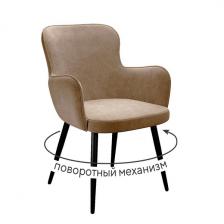 Стул DikLine 503 поворотный TW05 капучино, ножки черные арт.00-00079958 Dikline