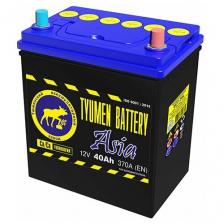 Аккумулятор автомобильный TYUMEN ASIA 40Ah 370A обратная полярность (187x127x225)