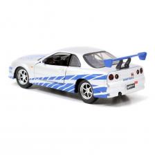Модель машинки Jada Форсаж FF 2002 Nissan Skyline GTR R34 1:32 (97184)