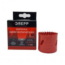 Коронка Grepp изготовлена по современным технологиям и отвечает высоким требованиям специалистов. Применяется с дрелями, легкими перфораторами и со стационарными станками в безударном режиме. Используется при установке сантехнических и вентиляционных труб, проводке коммуникаций, монтаже розеток и выключателей, установке замков в деревянные и металлические двери. Коронка используется с адаптером и направляющим сверлом, НЕ входящим в комплект. Внимание, изображение товара может отличаться от реального! Верные параметры указаны в технических характеристиках товара.