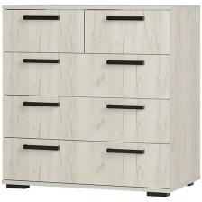 Комод БТС Стандарт-5, Дуб крафт белый