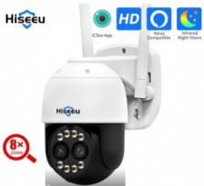 Уличная PTZ IP-камера Hiseeu TV-XM9825G-2MP-M2 (3.6mm + 12mm) - WiFi 2+2MPx с двумя объективами