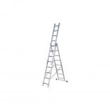 Трехсекционная алюминиевая лестница FIT 65435
