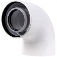 Колено для конденсационных котлов Royal Thermo диаметр 60/100L MF 90гр