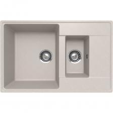 Кухонная мойка ULGRAN Quartz Prima 780 1,5 K – это высокофункциональная двухсекционная модель с крылом и дополнительной чашей (коландером), изготовленная на современном автоматизированном оборудовании из высококачественных кварцевых композитов по инжекционной технологии (литье под давлением). Кварцевый композит является поистине инновационным материалом в производстве кухонных моек! Он сочетает в себе такие неоспоримые преимущества как повышенная влагостойкость и термостойкость, возможность придать мойке при изготовлении практичный и функциональный дизайн, увеличенное сопротивление внешнему износу, снижение уровня шума при падении струи воды, безусловная гигиеничность и простота в уходе, а также сравнительно малый вес при высокой прочности. Кухонная мойка является реверсивной, то есть оборачиваемой – крыло можно установить как справа, так и слева. Предусмотрено 4 намеченных отверстия под смеситель и аксессуары (дозатор или клапан-автомат). 