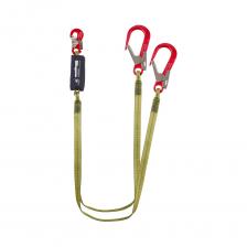 Строп ленточный применяется в страховочных системах для безопасной остановки падения совместно со страховочными привязями, а также в качестве удерживающего стропа и стропа для позиционирования. Двухплечевой строп удобен для движения по металлоконструкциям с соблюдением принципа непрерывности страховки. Выполнен из материалов, исключающих искрообразование и предотвращающих образование заряда статического электричества. В конструкцию включен амортизатор рывка. Текстильный чехол на амортизаторе позволяет с легкостью проводить его осмотр и обслуживание. В комплектацию входят карабин «Монтажный малый» и 2 карабина «Монтажный». Длина стропа 200 см.