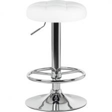 Табурет барный (белый) Dobrin 5008-LM BRUNO BRUNO, цвет сиденья белый, основания хром