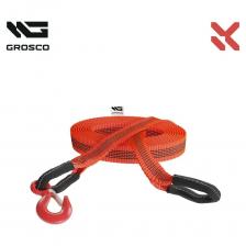 Буксировочный трос для буксировки авто до 15 тонн Буксировочный трос Grosco 30т, 6м, скоба/петля, для буксировки авто до 15 тонн BTL3006SL