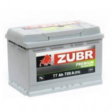Аккумулятор автомобильный ZUBR Premium (низкий) 77 Ah 730 A обратная полярность 278x175x175