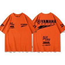 Мотоциклетный костюм Yamaha, футболка с короткими рукавами, мужской летний костюм GP Factory Team Racing, дышащий, быстросохнущий мотоциклетный костюм