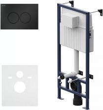 Система инсталляции для унитазов AM.PM ProC I012707.0138 с кнопкой смыва ProC L, чёрная матовая