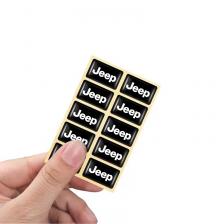 10 шт. новые 3D эпоксидные автомобильные наклейки, маленькие клеевые наклейки для нового Jeep Renegade Wrangler JK Compass Grand Cherokee Gladiator JL