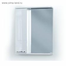 Шкаф-зеркало Аттика (с подсветкой ) Левый 55 15 см х 55 см х 70 см