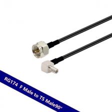 Кабельная сборка - Пигтейл 1м F male/RG174/TS9 M90 F RF