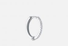 Моносерьга Золотая Бриллиант 1 шт VESNA JEWELRY