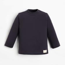 Лонгслив Крошка Я BASIC LINE, рост 62-68 см, тёмно-серый