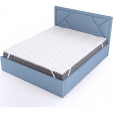 Топпер Aria представлен в системе комфорта Clean: белоснежный жаккард с лицевой стороны и влагозадерщивающая ткань с другой. Наполнитель – дышащий, гипоаллергенный материал Skyfiber. Выполняет сразу несколько функций: • Защищает поверхность от загрязнений и задерживает влагу • Выравнивает и создаёт дополнительный комфорт спального места Дополнительные характеристики: • Надежно фиксируется с помощью резинок • Компактный и удобный: - в транспортировке: поставляется в скрутке - в хранении: легко складывается и занимает минимум места.