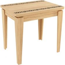 Стол подъемно-раскладной трансформер (раскрытая книга) обеденный раскладной Фантазия, цвет дуб сонома Mebelson (арт.KM-0216.1544) (прямоугольная столешница, 4 ножки)