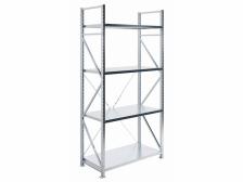 Стеллаж Практик MS U 250/120x60/4 (Нагрузка на полку 300)