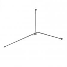 Карниз для ванны Wasserkraft Dinkel SC-469018 180x90 см, серебристый