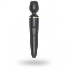 Черный вибратор Satisfyer Wand-er Woman