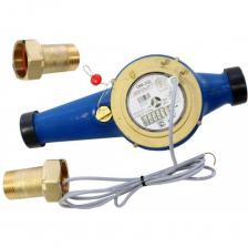 Счетчики холодной и горячей воды многоструйные крыльчатые СВМ предназначены для измерения объемов воды, протекающей в системах холодного и горячего водоснабжения при температуре от плюс 5 до плюс 90°С и давлении до 1,0 МПа (10 кгс/см2). Счетчики воды СВМ нечувствительны к внешнему магнитному полю, универсальны в применении, так как для холодной и горячей воды в счетчиках используются одни и те же материалы. Счетчики СВМ–Д имеют дополнительно установленный магнитоуправляемый герметизированный контакт (геркон) для получения импульсного дистанционного сигнала. Дополнительный дистанционный импульсный выход показаний с ценой одного импульса 0,001 м3, для подключения к автоматизированной системе учета энергоресурсов. Прибор фиксирует не только расход воды, но и попытки манипуляции его показаниями с помощью магнита.