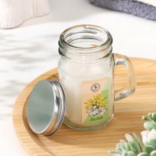 Свеча ароматическая в банке «Лилия», 7.2x8.5 см, 190 г