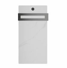 Полотенцесушитель электрический Wonzon & Woghand Stuttgart WW-A501-GM белый мрамор, темный графит