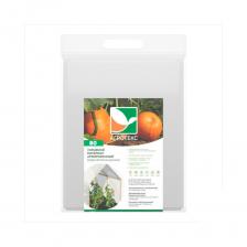 Водонепроницаемый материал повышенной прочности применяется для укрытия грядок и парников на дугах, а также каркасных теплиц, помогает вырастить ранний урожай и получить дополнительный доход с его продажи. Внешняя ламинированная сторона материала не пропускает воду и воздух, оберегая растения от холодных осадков и ветра, внутренняя сторона из нетканого материала предотвращает появление и скопление конденсата. Повышенная прочность материала достигается за счёт армирующей сетки. Комбинированный материал помогает получить богатый ранний урожай, благодаря созданию оптимальных условий для роста растений. Ведь, помимо вышеперечисленного, он обеспечивает посадкам необходимое количество рассеянного света, предотвращает появление ожогов, защищает от холодных ветров и осадков, в том числе в виде града. Всё это исключает затраты на закупку растений в случае их потери и позволяет сэкономить на поливе, благодаря минимизации испарения влаги из-под материала. Сократить издержки удастся и на покупке материала в следующем сезоне, так как укреплённая структура продлевает срок эксплуатации полотна.