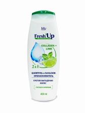 Шампунь и бальзам-ополаскиватель 2 в 1 против выпадения волос Fresh'Up Iris, 400 мл