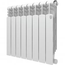 Биметаллический радиатор для любых систем отопления с боковым подключением. Революционная система оребрения REVOLUTION. Патент №139542. Особая волнообразная форма оребрения модели REVOLUTION повышает теплоотдачу на 3% за счет беспрепятственного прохождения нагреваемого воздуха при движении внутри радиатора. Повышенная мощность, технология POWERSHIFT ®. Дополнительное оребрение на вертикальном коллекторе секции увеличивает теплоотдачу радиатора на 5%. Такое решение способствует более быстрому обогреву помещений при том же размере и весе секций. 100% НАСТОЯЩИЙ БИМЕТАЛЛ. Применение полностью стального закладного элемента, выполненного из углеродистой стали марки 20, которая отличается повышенной коррозионной стойкостью и эксплуатационной надежностью. Гарантирует надежную работу в системах, подверженных гидроударам и с химически агрессивными теплоносителями (в том числе антифризами). Oxsilan® 9807 – новое поколение экологически чистого покрытия без тяжелых металлов и фосфатов. Oxsilan® 9807 наносится на секцию радиатора перед покраской и за счет улучшенной адгезии лакокрасочного покрытия повышает антикоррозийную стойкость и долговечность радиаторов. Сверхстойкая 7-этапная NANO-покраска TECNOFIRMA®. Нанесение экологически чистых нано-красок AkzoNobel (Нидерланды) и FreiLacke (Германия) в семь этапов гарантирует стойкость к механическим повреждениям и обеспечивает долговечность покрытия радиатора в помещениях с повышенной влажностью.