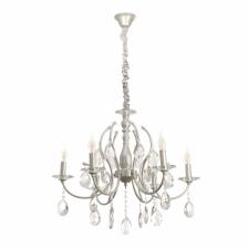 Люстра BayerLux «Ванесса», 6хЕ14, 40 Вт, серебро, 64x64x100 см